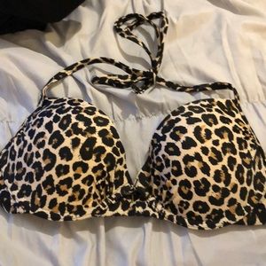 Leopard push up bikini top 🖤🐆👙